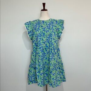 THML Spin‎ Me Around Floral Tiered Dress Size Large EUC